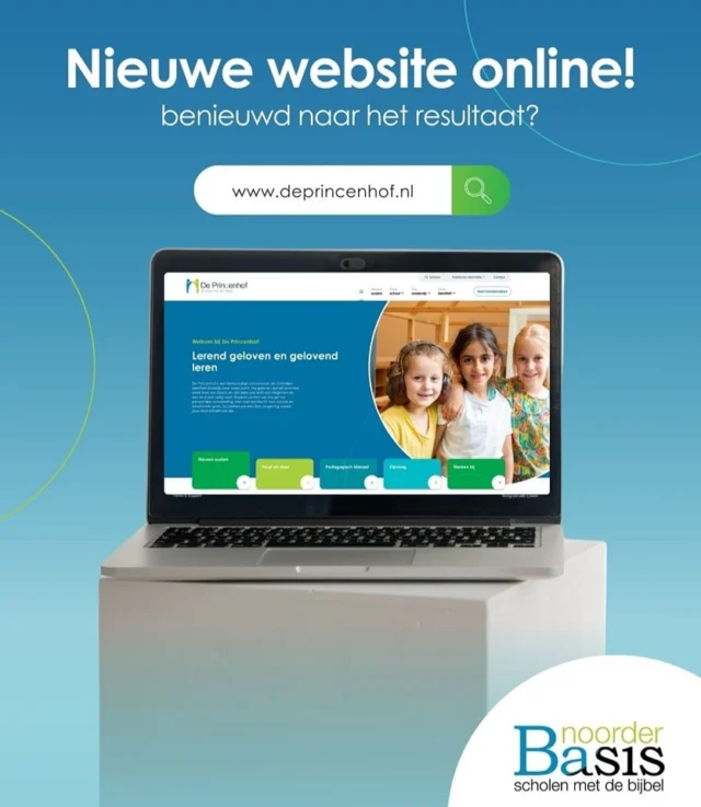 Goed nieuws! De Princenhof heeft een gloednieuwe website!Het kiezen van een basisschool is een belangrijke beslissing. We begrijpen dat je als ouder graag wilt weten waar een school voor staat en wat voor onderwijs er wordt gegeven. Je zoekt een veilige plek voor je kind en die willen wij je bieden! Bij ons krijgt je kind de ruimte om te groeien, zich gezien te voelen en te leren in een omgeving waar het christelijk geloof centraal staat.Om je te helpen bij deze keuze, hebben we onze website vernieuwd! Zo krijg je alvast een duidelijk en overzichtelijk beeld van onze school en leer je ons online kennen. Benieuwd? We maken graag tijd voor een kennismakingsgesprek, zodat we jou en je kind beter leren kennen. Neem een kijkje op de website en neem gerust contact met ons op!#NoorderBasis #basisschooldeprincenhof #website #christelijk