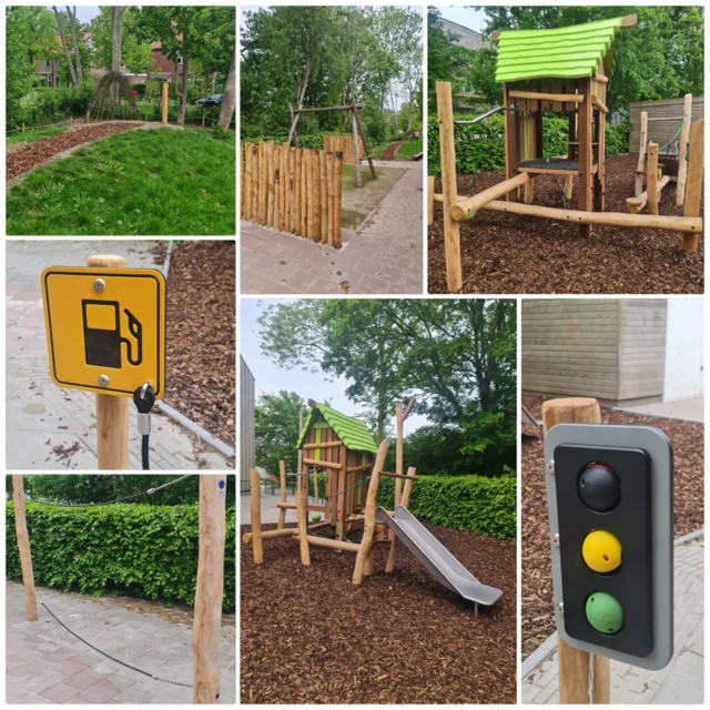 Oh, kijk nou! Hoe mooi! Dat was genieten op het onderbouw plein na de vakantie! #nieuwespeeltoestellen #onderbouwplein #stoplicht #benzinepomp #basisschooldeprincenhof #leeuwarden #noorderbasis