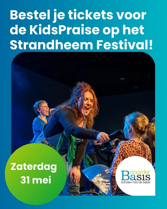 Aanrader! En tevens wensen wij jullie een gezegend Hemelvaartweekend! #strandheemfestival #kidspraise #noorderbasisband #basisschooldeprincenhof #leeuwarden #noorderbasis