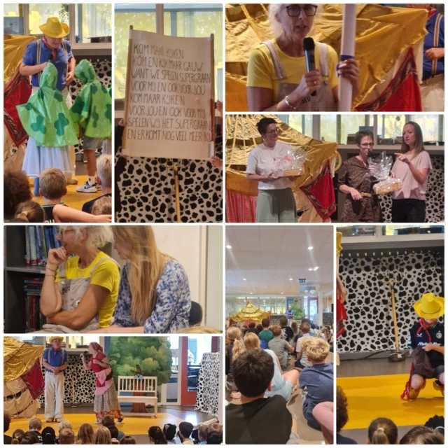 Een dag met een lach en een traan! We namen afscheid van vijf lieve juffen met een voorstelling van Simon en Zo!#daglievejuffen #christelijkkindertheater #simonenzo #supergraan #afscheid #basisschooldeprincenhof #leeuwarden #noorderbasis