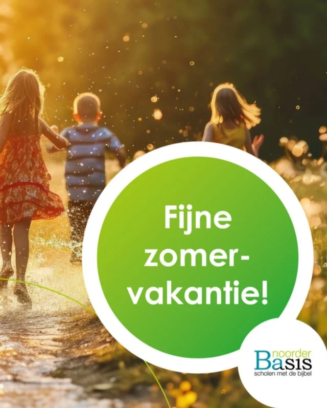 Het schooljaar is voorbij! De komende 6 weken zijn de kinderen én meesters en juffen vrij. Na een jaar vol leren, lachen en groeien, is het tijd voor ons allemaal om te genieten van een welverdiende zomervakantie. 🏖️We wensen iedereen een fantastische zomer vol avonturen, ontspanning en plezier. Vergeet niet om veel te lezen, te spelen en nieuwe dingen te ontdekken. 📚🌳 En weet: je bent nooit alleen, Jezus is bij jou.𝘐𝘬 𝘣𝘦𝘯 𝘯𝘰𝘰𝘪𝘵 𝘢𝘭𝘭𝘦𝘦𝘯,𝘯𝘰𝘰𝘪𝘵 𝘢𝘭𝘭𝘦𝘦𝘯,𝘸𝘢𝘯𝘵 𝘏𝘪𝘫 𝘪𝘴 𝘣𝘪𝘫 𝘮𝘪𝘫.𝘐𝘬 𝘣𝘦𝘯 𝘯𝘰𝘰𝘪𝘵 𝘢𝘭𝘭𝘦𝘦𝘯,𝘸𝘢𝘯𝘵 𝘑𝘦𝘻𝘶𝘴 𝘸𝘰𝘰𝘯𝘵 𝘪𝘯 𝘮𝘪𝘫𝘯 𝘩𝘢𝘳𝘵.Kinderopwekking 80#zomervakantie #uitrusten #genieten #basisschooldeprincenhof #leeuwarden #noorderbasis