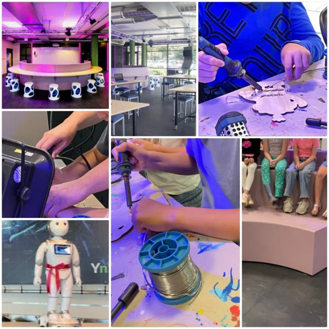 Groep 5 op bezoek bij onze buren! Experience Lab. Dat was weer genieten! #experiencelab #piterjellesynsicht #techniek #basisschooldeprincenhof #leeuwarden #noorderbasis