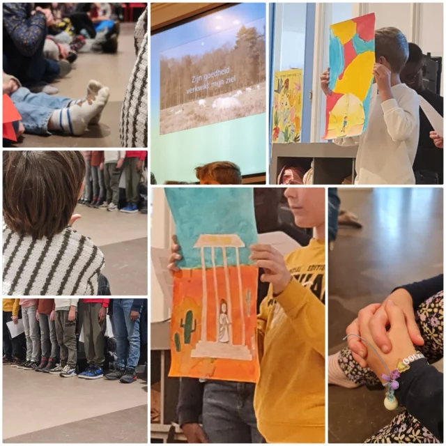 Groep 7 verzorgde deze keer de maandsluiting! Zo waardevol om samen te zingen, te luisteren en te bidden! #samen #metouders #metopasenomas #jaarthema #basisschooldeprincenhof #leeuwarden #noorderbasis